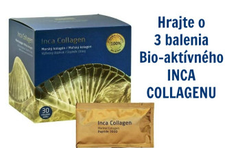 Hrajte o 3 balenia Bio-aktívného INCA COLLAGENU (cena balenia 45 €)