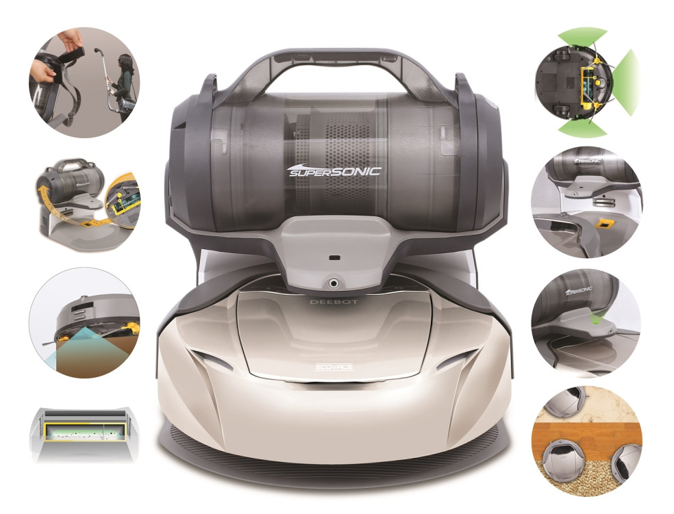 VYSÁVACÍ ROBOT ECOVACS D77 TERAZ AJ AKO RUČNÝ VYSÁVAČ