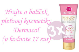 Hrajte o 3 balíčky pleťovej kozmetiky Dermacol (v hodnote 17 eur)
