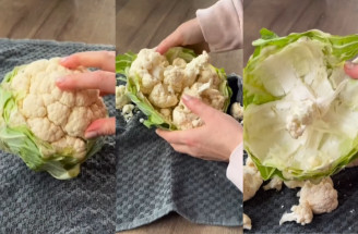 Skvelý TRIK, ako rýchlo spracovať karfiol na ružičky – žiadny nôž a krájanie!