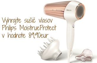 Vyhrajte sušič vlasov Philips MoistrueProtect s unikátnou technológiou (89,90€)