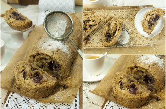 Recept: Domáci škvarkový závin s brusnicami