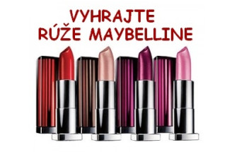 Vyhrajte úžasné rúže COLOR SENSATIONAL od MAYBELLINE