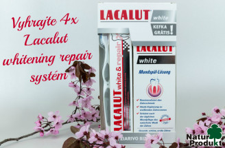 Vyhrajte 4x Lacalut whitening repair systém