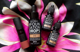 TEST:  Gosh - Foundation Drops Make up & Velvet Touch Rúž