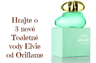 Hrajte o 3 nové Toaletné vody Elvie od Oriflame