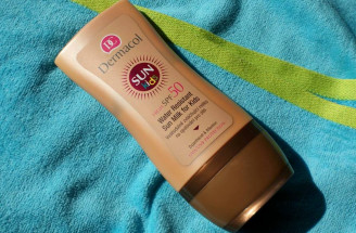 TEST: DERMACOL - Vodeodolné mlieko na opaľovanie pre deti SPF 50
