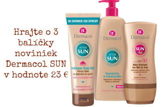 Hrajte o 3 balíčky najnovších produktov Dermacol SUN v hodnote 23 €