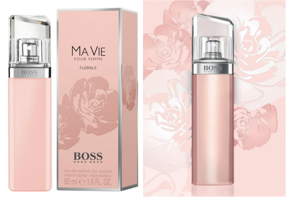 Kvetinová a opojná esencia vychádzajúca z prvých tónov je skvele vyvážená originálnym buketom ružových a bielych kvetín použitým vo vôni BOSS MA VIE.