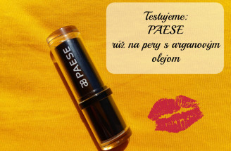 TEST: PAESE – rúž na pery s arganovým olejom