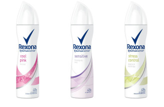 Antiperspirantov Rexona s technológiou Motionsense