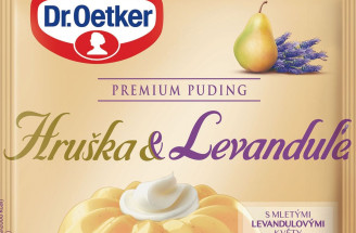 Harmonická chuť hrušky a levandule ukrytá v pudingu od Dr.Oetker