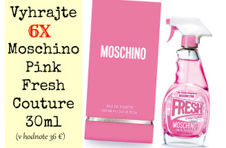 Vyhrajte 6x Moschino Pink Fresh Couture 30ml (v hodnote 36 €)