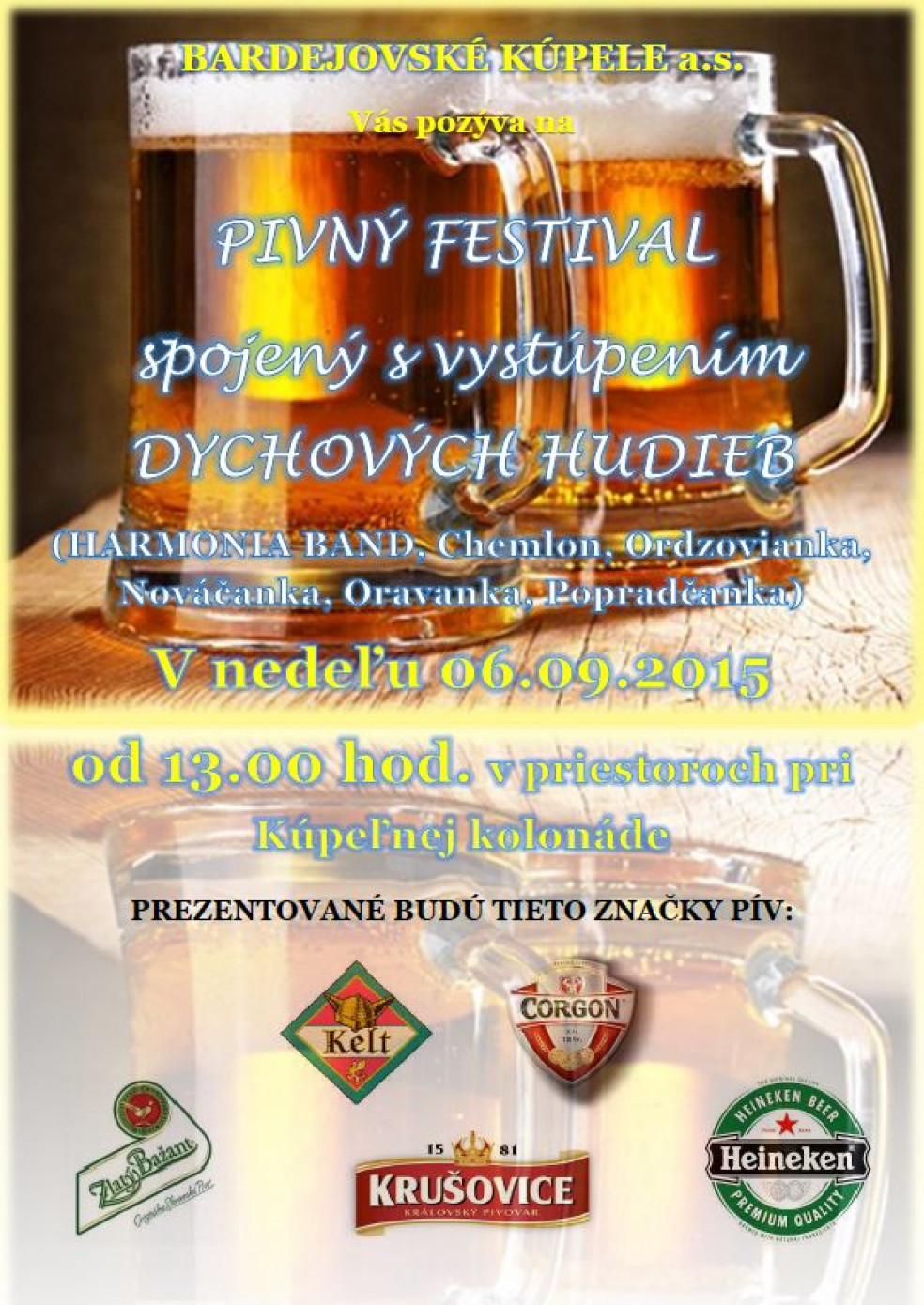 pivný festival bardejovské kúpele