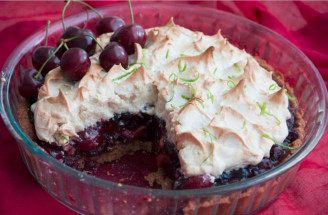 Recept: Višne pod limetkovo-snehovou perinou