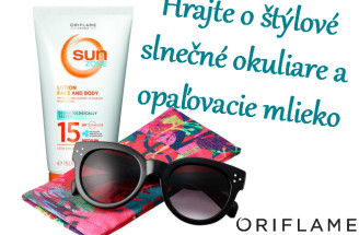 Hrajte o štýlové slnečné okuliare a opaľovacie mlieko od Oriflame