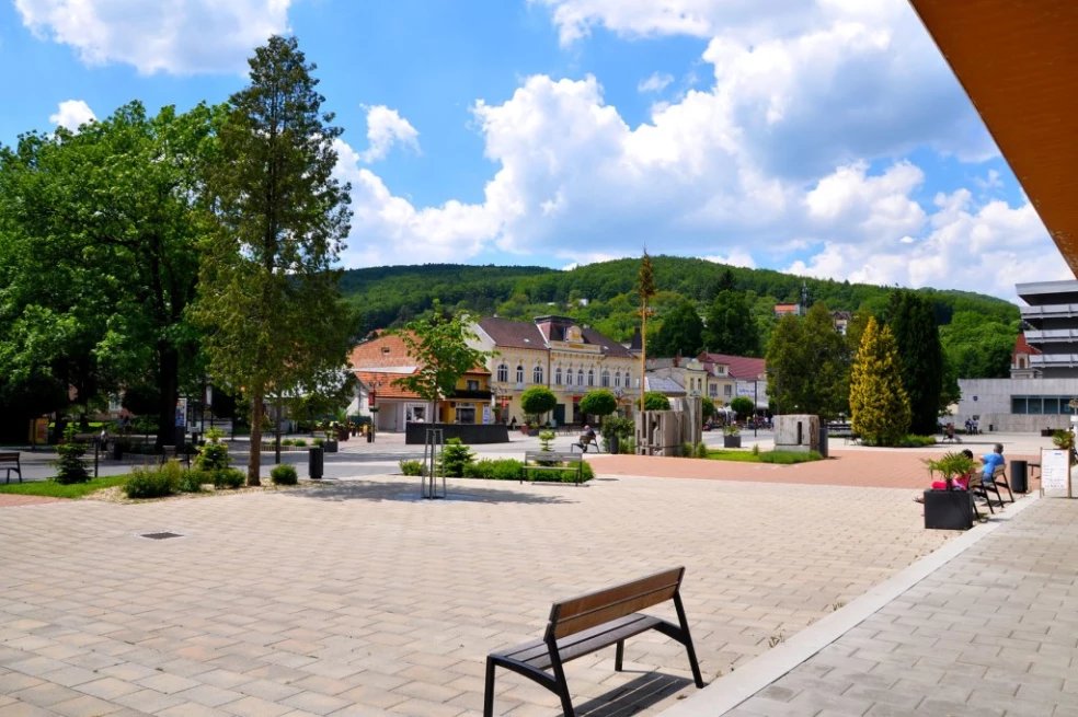 kúpele Trenčianske Teplice promenáda