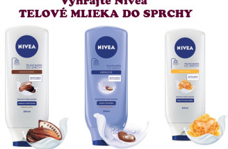 Vyhrajte Nivea - TELOVÉ MLIEKA DO SPRCHY