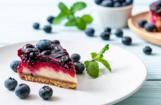 Čučoriedkový koláč bez cukru (cheesecake) pre víkendových hostí: Určite ním nepohrdnú