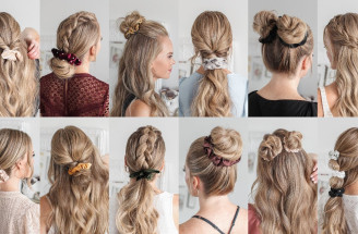 Účes so scrunchie gumičkou 12-krát inak: Začni jedným a zamiluješ si všetky!