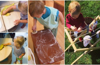 Montessori aktivity: Ako naučiť dieťa starostlivosti o domácnosť?