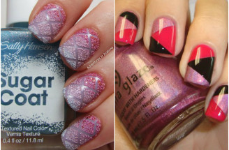 Inšpirácie: Nail Art s použitím pásky