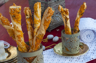 Recept: Syrové a makové paličky