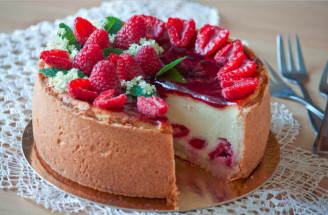 Recept: Malinový tvarožník – cheesecake