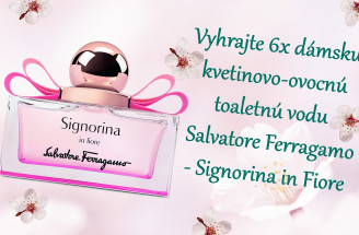 Vyhrajte 6x dámsku toaletnú vodu Salvatore Ferragamo Signorina in Fiore (30 ml v hodnote 45 €)