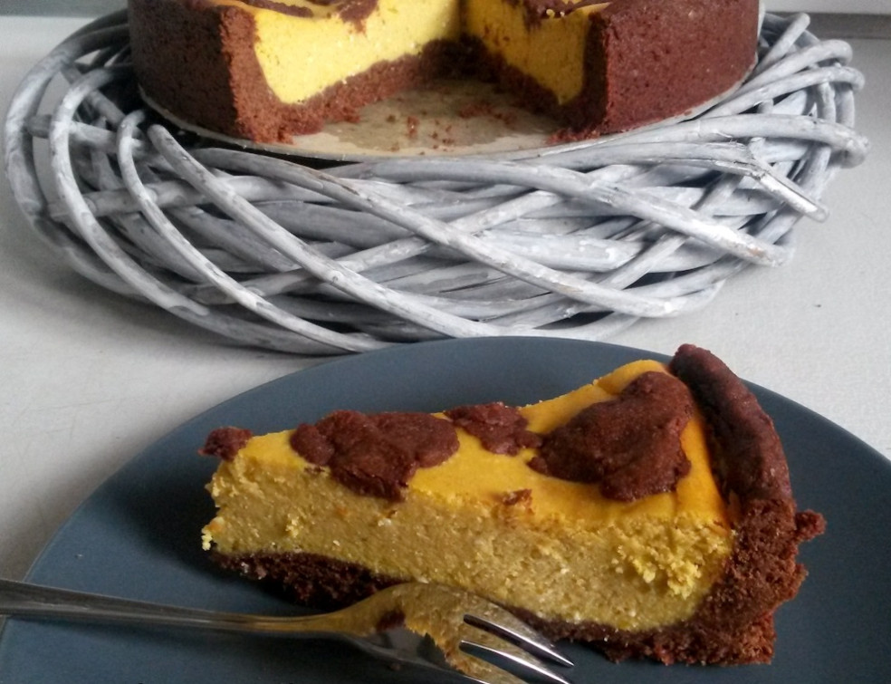 Recept na Tekvicovo - čokoládový cheesecake