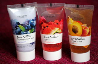 TEST: Oriflame - Skrášľujúca sada s ovocnými výťažkami Love Nature