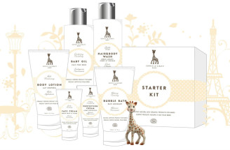 Jemný šampón na vlasy a telo od Sophie La Girafe Baby