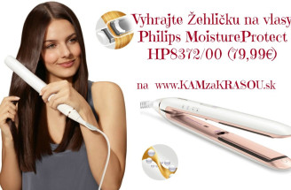 Vyhrajte Žehličku na vlasy Philips MoistureProtect HP8372/00 (79,99€)