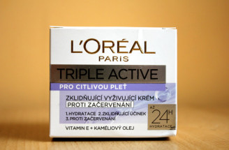 TEST: L´oréal Paris vyživujúci krém Triple Active Sensitive