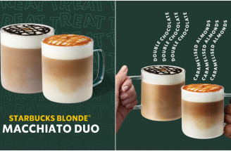 Starbucks Macchiato duo s jemnou delikátnou chuťou kávy Blonde Roast