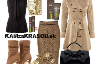 Krásna vzorovaná puzdrová sukňa