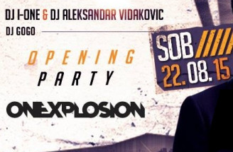 Pozvánka na OPENING PARTY nového klubu ONEXPLOSION