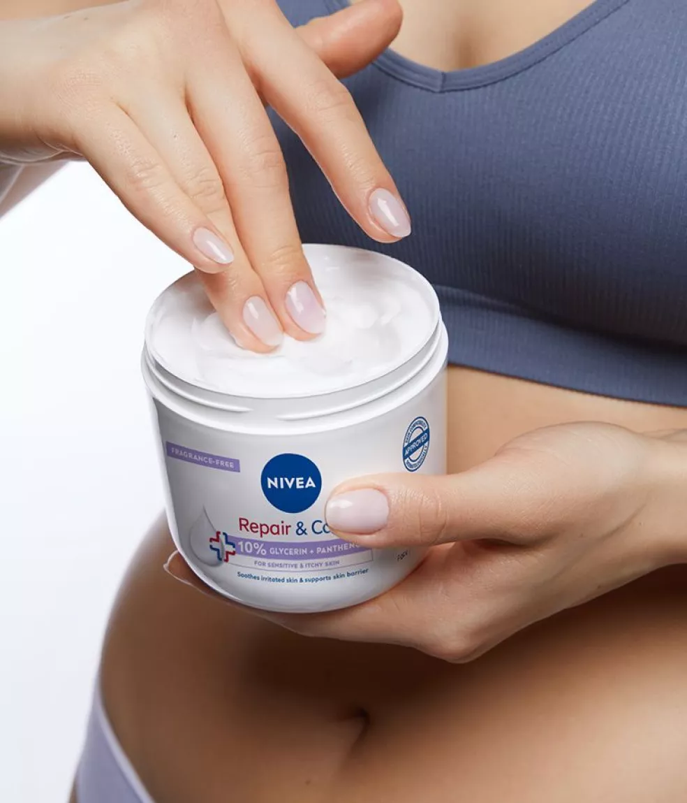 NIVEA krému Repair & Care pre citlivú pokožku