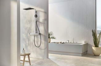 Spojenie dizajnu a wellness: Objavte sprchový systém GROHE Rainshower Aqua Pure