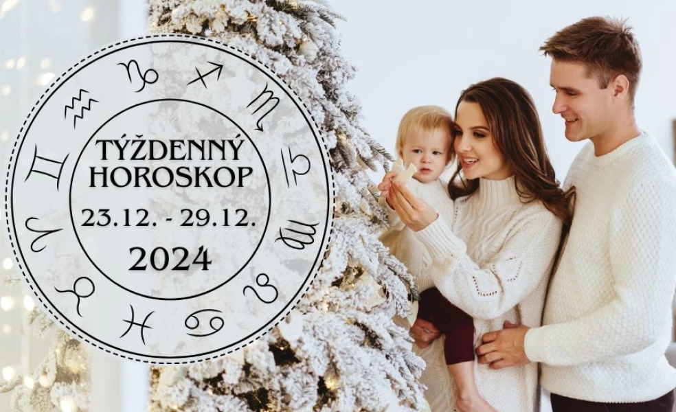 týždenný horoskop od 23. decembra do 29. decembra 2024