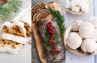 Recepty na vianočné dezerty zo sveta – Bûche de Noël, Stollen, Panettone a iné