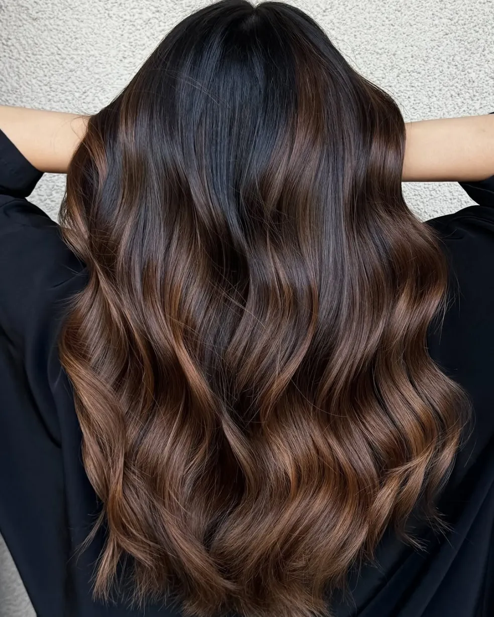 Brunette balayage