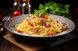 Špagety CARBONARA pripravené na slovenský spôsob