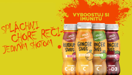 Vitamíny neberieš? Vyboostuj si imunitu s Rio Cold Press Ginger shotmi