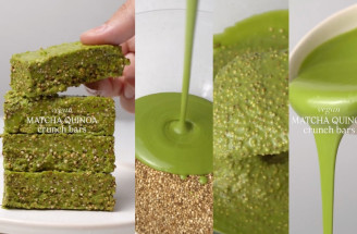 Vegan matcha quinoa bars: Chrumkavý a zdravý snack, ktorý vás nakopne