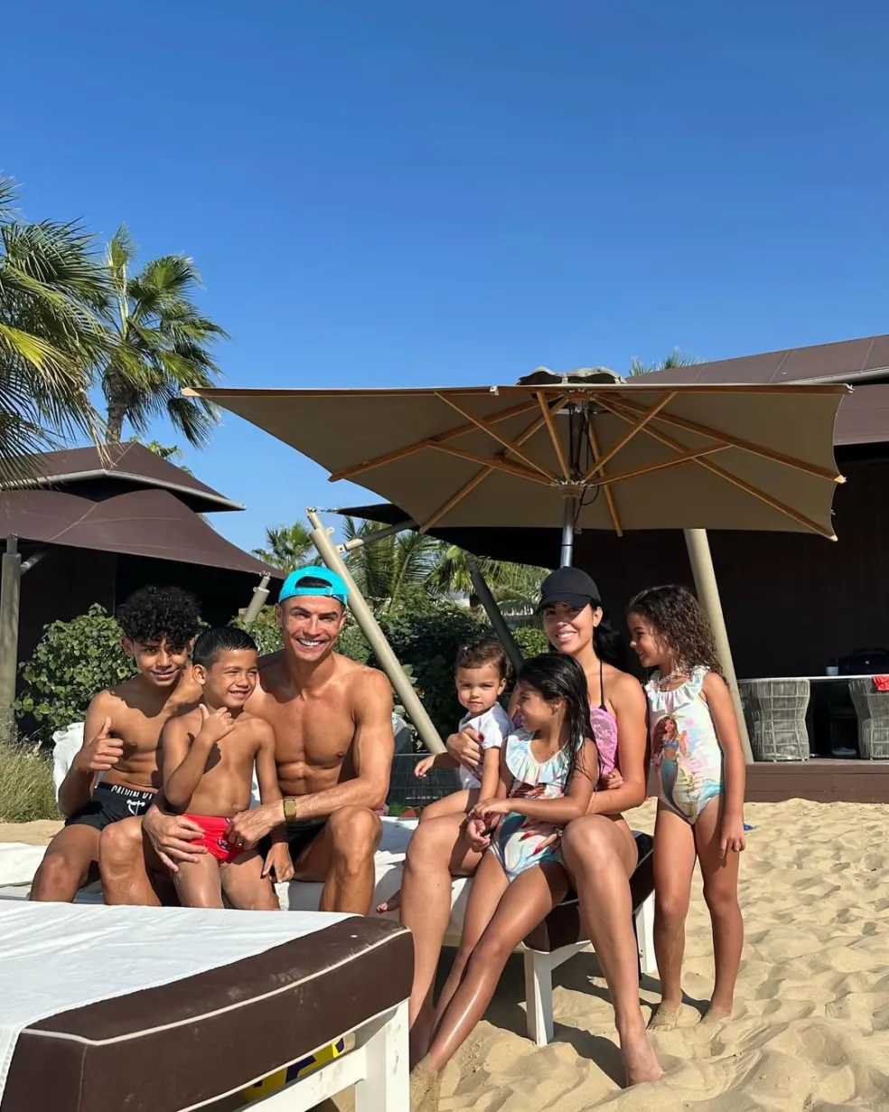 Georgina Rodríguez, Cristiano Ronaldo a rodina