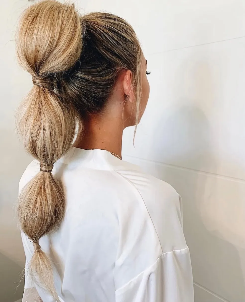 Bubble ponytail