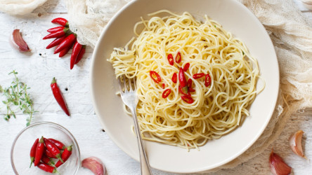 Fantastické špagety aglio olio: Super jednoduché a super rýchle