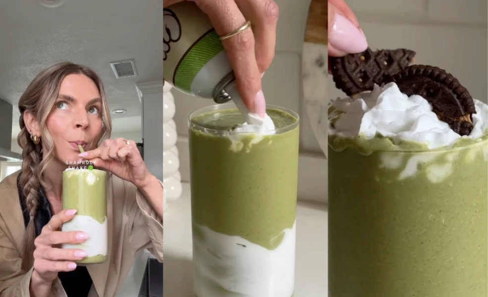 Recept na Shamrock Shake