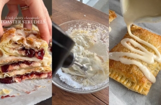 Recept: Lístkové taštičky s čerešňovým cheesecake krémom
